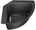 Produktbild: BLANCO Eckablauf, Schwarz, Kunststoff, 235866 Eckablauf