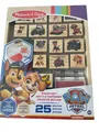 Produktbild: Melissa & Doug PAW Patrol Stempelset – 25-teiliges Holz-Stempel Set