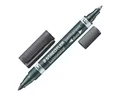 Produktbild: STAEDTLER Permanentmarker Lumocolor permanent duo, (1-tlg), mit zwei unterschiedlichen Strichstärken