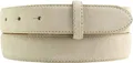 Produktbild: BELTINGER Gürtel aus Veloursleder ohne Schnalle 3,0 cm | Velour-Ledergürtel für Damen Herren 30mm | Wildleder-Gürtel | Beige 95cm