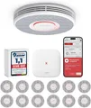 Produktbild: X-Sense Smarter Rauchmelder WLAN mit Sprachausgabe und 17 Standorten,