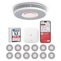 Produktbild: X-Sense Smarter Rauchmelder 12 Stück (XS0B-MR121, mit Basisstation), Weiß 
