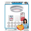 Produktbild: Sprachalarm Rauchmelder 17 Standorte SBS50 Basisstation Xs0b-Mr