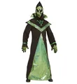Produktbild: Alien Tunika Maske mit Kapuze Gr. S Alienkostüm Halloween Grusel Horror Kostüm