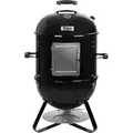 Produktbild: BBQ-Toro 3 in 1 Räuchertonne Ø 47 cm, 3in1 Smoker, Kugelgrill und Feuerschale, mit Thermometer - Schwarz