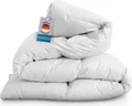Produktbild: Daunen Federdecke Bettdecke 135x200 cm (1400g) Kassettendecke Ganzjahresbettdecke Daunendecke Steppdecke