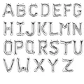 Produktbild: Folienballons Buchstaben Silber - 40 / 80 / 100 cm - für Geburtstag Hochzeit Party Dekoration Happy Birthday JGA Geschenk Luftballon Abschluss Riesenballon ABI groß XXL klein mini ( Buchstabe A 80 cm)