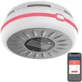 Produktbild: VisorTech CO-Rauch-Melder: Smarter 2in1-WLAN-Rauchwarn-/CO-Melder, 10-Jahres-Batterie, 85 dB, App (Kohlenmonoxid-Detektor-Alarm, Rauch- und Kohlenmonoxid-Melder, Gasmelder)
