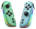 Produktbild: Joysticks für Nintendo Switch Hall Effekt RGB Beleuchtung Controller Grün Blau
