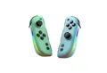 Produktbild: Wigento Handyhülle Für Nintendo Switch JOY-05 Split Controller Hall Joysticks Grün Blau, RGB Licht, Motion Control, Ergonomisch