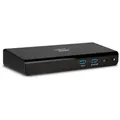 Produktbild: Hamlet Docking Station USB 3.0 Dual Display dual display DVI e HDMI, hub con 6 porte usb, LAN E AUDIO - Schwarz