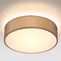 Produktbild: DeubaXXL DE Deckenlampe Taupe Stoff Ø38cm 109129