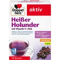 Produktbild: DOPPELHERZ heißer Holunder m.Vit.C+Zink Granulat 10 St PZN 09071450