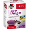 Produktbild: DOPPELHERZ heißer Holunder m.Vit.C+Zink Granulat 10 St. PZN 09071450