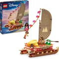 Produktbild: LEGO Disney Vaiana 2 Abenteuerfloß Boot Textilsegel 3 Minifiguren Loto Moni