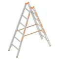 Produktbild: Layher Topic 1039 Sprossenstehleiter 2x6 Sprossen