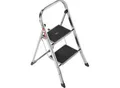 Produktbild: Klapptritt Hailo K70 StandardLine, 2 Stufen, Arbeitshöhe 2,47 m, Sicherheitsbügel & Klappsicherung, bis 150 kg, Aluminium, silber