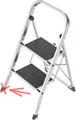 Produktbild: HAILO K70 Aluminium-Klappleiter, 2 Stufen, für Zuhause und Büro, leicht