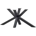 Produktbild: Livetastic Tischgestell Tablo, Schwarz, Metall, X-Form, 159x72x77 cm, Esszimmer, Tische, Esstische, Tischsysteme, Tischgestell