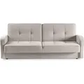 Produktbild: Beautysofa Schlafsofa, Beige, Textil, 3-Sitzer, 222x90x93 cm, Wohnzimmer, Sofas & Couches, Schlafsofas