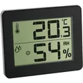 Produktbild: Digitales Thermo-Hygrometer Innenthermometer schwarz für ein gesundes Raumklima