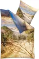 Produktbild: Kaeppel Digitaldruck Mako Satin Bettwäsche 155x220+80x80 cm 75946 Dünen Sand Strand