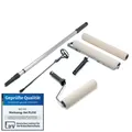 Produktbild: Bodenbeschichtung werkzeug Set 5tlg PL250 | 40cm und 25cm Bodenbeschichtungswalze | 40cm Ersatzrolle | Teleskopstiel | Rührquirl