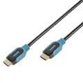 Produktbild: Vivanco PRO 14HDHD 25PB High Speed HDMI Kabel mit Ethernet (Audio Rückkanal ARC 2,5m) blau/schwarz