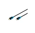 Produktbild: Vivanco High Speed HDMI® Kabel mit Ethernet, 2,5 m blau (42956) Audio- & Video-Kabel