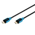Produktbild: VIVANCO High Speed HDMI® Kabel mit Ethernet, 2,5 m blau (42956) (ARC) #1907577