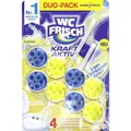 Produktbild: Henkel AG & Co. KGaA WC Frisch WC Reiniger Kraft-Aktiv Lemon, Toilettenreiniger mit einzigartigen Lufterfrischer Effekt, 1 Packung = 2 Stück à 50 g W2C1