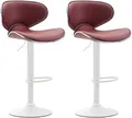 Produktbild: CLP Barhocker Las Vegas V2 Kunstleder (2er Set, 2 St., 2er), mit Fußstütze