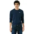 Produktbild: Pepe Jeans Herren Langarmshirt ORIGINAL BASIC 2 LONG- Slim Fit Slim Fit Blau L