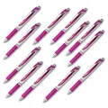 Produktbild: 12x PENTEL Gelschreiber Magenta EnerGel BL77 Tintenroller Gelstift Stärke Mittel