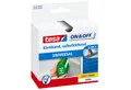 Produktbild: tesa Klett-Klebeband ON & OFF Extra Strong Klettband (Packung, 1-St) selbstklebendes Klettband - extra stark - weiß - 2,5 m : 20 mm