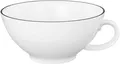 Produktbild: Seltmann Weiden Tasse Lido Black Line, 1-tlg., Porzellan, Teeobertasse 0,14 l