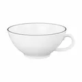 Produktbild: Seltmann Weiden Lido Teetasse Tee Tasse Kaffeetasse Porzellan Black Line 140 ml