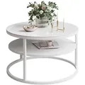 Produktbild: COUCHTISCH CIRI SLIM GLASS mit Regal