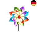 Produktbild: Formano Buntes Windrad Blume 122x30 cm Gartenstecker Windspiel Gartendeko