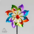 Produktbild: Formano Windrad Stecker Blume Multifarben aus Metall 30/122cm- 571328