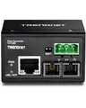 Produktbild: TRENDnet Medienkonverter Fast Ethernet 10Base-T 100Base-FX 100Base-TX RJ-45 / SC multi-mode bis zu 2 km 1310 nm (TI-F10SC)