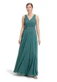 Produktbild: Vera Mont Damen Abendkleid mit Plissee Dark Emerald,38