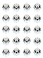 Produktbild: Adwikoso 20Pcs 30mm Kristallkugel-Prisma-Anhänger, Glas-Kronleuchter, hängender Anhänger, Feng Shui, Sonnenfänger, Hochzeit, Zuhause, Fensterdekoration