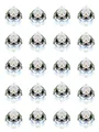 Produktbild: 20Pcs 30mm Kristallkugel-Prisma-Anhänger Glas-Kronleuchter hängender Anhänger...