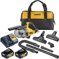 Produktbild: Dcv 501 LM2 Akku Stabsauger 18 v 0,7 l Staubklasse l + 2x Akku 4,0 Ah + Ladegerät - Dewalt
