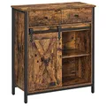 Produktbild: VASAGLE Sideboard, Aufbewahrungsschrank mit Schiebetür, 30 x 70 x 80 cm