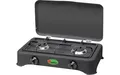 Produktbild: Parker 2-flammiger Gaskocher mit Zündsicherung anthrazit B-Ware
