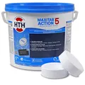 Produktbild: hth Multifunktions Chlor Tabletten 200g 5,0 kg Eimer - Pool Schwimmbad MultiTabs