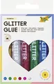 Produktbild: folia Glitzerkleber 'Glitterglue', 9,5 ml, farbig sortiert