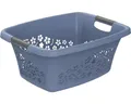 Produktbild: Wäschekorb Rotho Flowers 25 l blau matt 1756506161WS
